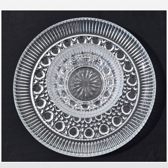 VTG Indiana Glass Presentations Crystal Chip & Dip 2 Piece Set 5451 Original Box - Picture 9 of 14